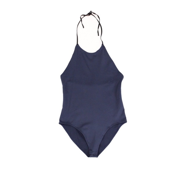 FRED by Fred Segal - Navy Halter Top Bodysuit - Picture 1 of 5
